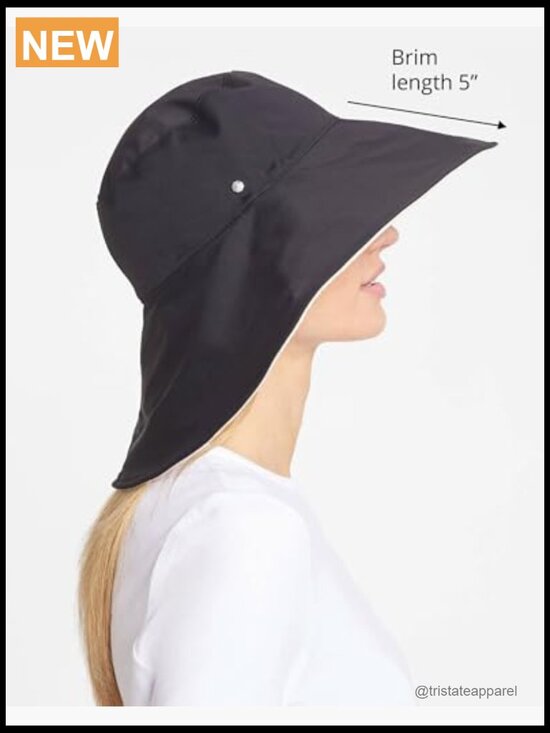 Ultra Wide Brim Sun Hat UPF 50+ Packable Adjustable Chin Strap main image 6